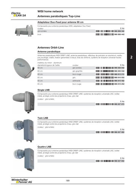 Téléchargez le catalogue en PDF - Winterhalter + Fenner AG