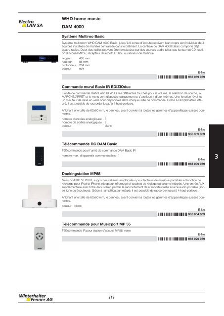 Téléchargez le catalogue en PDF - Winterhalter + Fenner AG