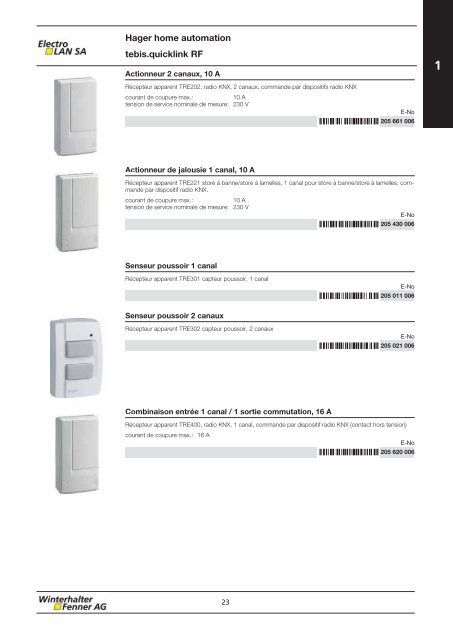 Téléchargez le catalogue en PDF - Winterhalter + Fenner AG