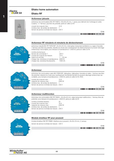 Téléchargez le catalogue en PDF - Winterhalter + Fenner AG