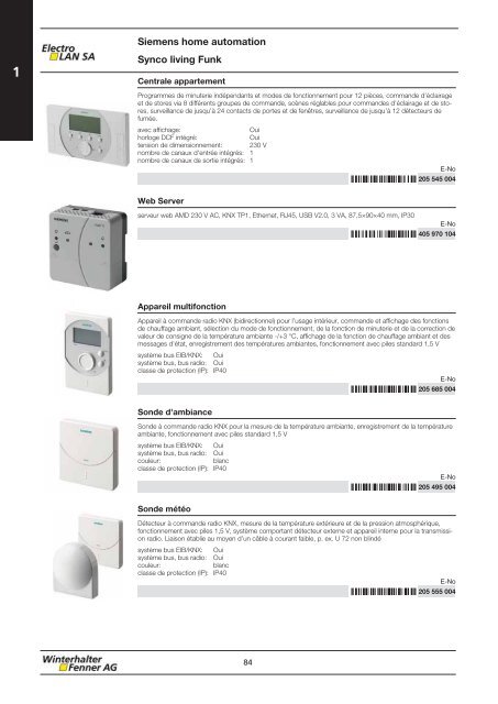 Téléchargez le catalogue en PDF - Winterhalter + Fenner AG