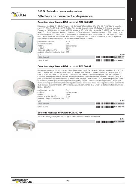 Téléchargez le catalogue en PDF - Winterhalter + Fenner AG