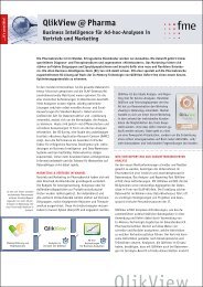 QlikView @ Pharma Business Intelligence für Ad-hoc ... - fme AG