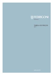 TABELA DE PREĮOS - Fedrigoni