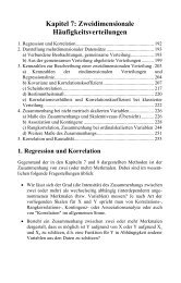 Kapitel 7: Zweidimensionale Häufigkeitsverteilungen - von der Lippe