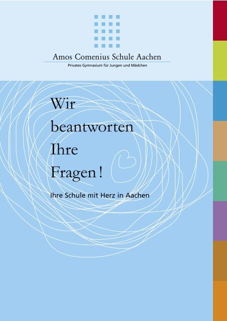 Broschure Amos Comenius Schule