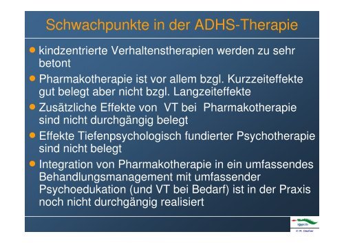 Leitlinienorientierte ADHS-Behandlung - Referat von Prof. Dr ...