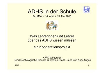 ADHS in der Schule - Schulpsychologischer Dienst Bezirk Andelfingen