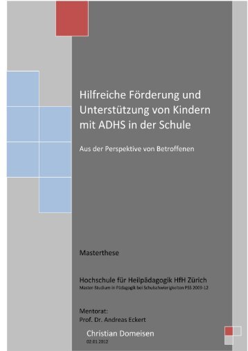 Hilfreiche Unterstützung von Kindern mit ADHS in der Schule - BSCW