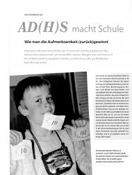 AD(H)S macht Schule - Marburger Konzentrationstraining
