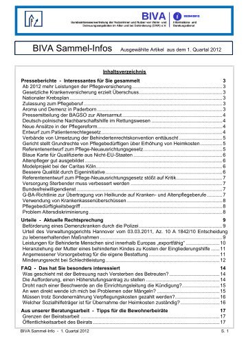 Quartalsausgabe 1. Quartal 2012 - BIVA