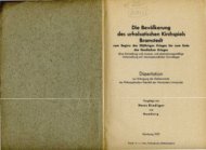 Die Bevölkerung des - Alt Bramstedt