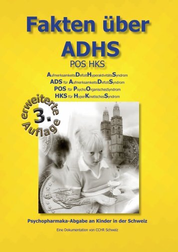 Fakten über ADHS - CCHR Schweiz