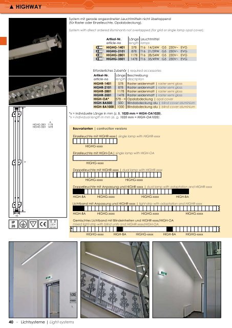 INNENLEUCHTEN | INDOOR LIGHTING - Ltv