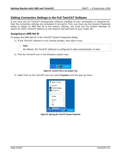 Getting Started with IWS and TwinCAT Contents - InduSoft