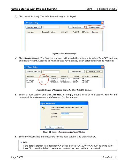 Getting Started with IWS and TwinCAT Contents - InduSoft