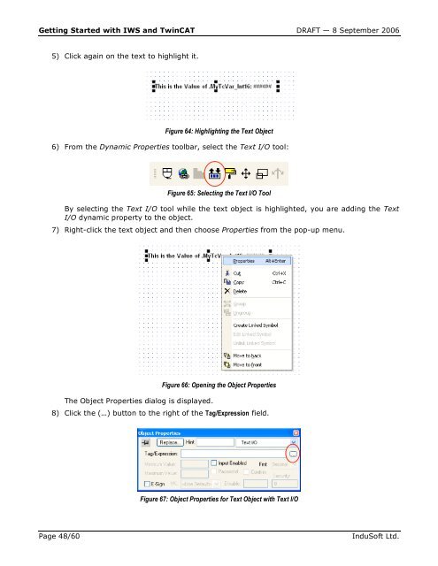 Getting Started with IWS and TwinCAT Contents - InduSoft