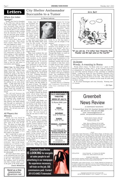 July 5 - Greenbelt News Review