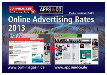 Type of advertising - Das Computer Magazin