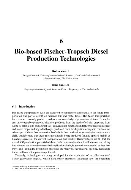 Biofuels in Perspective