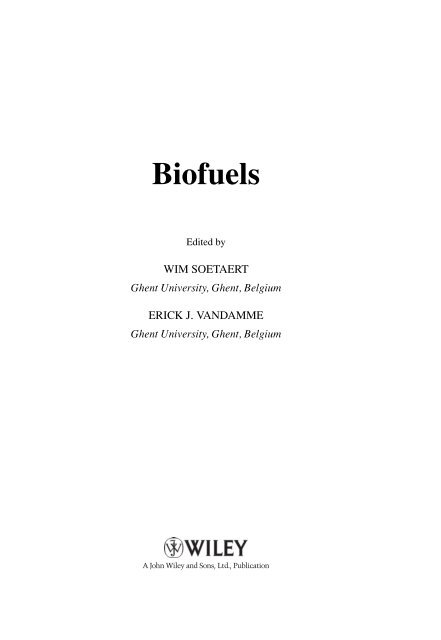 Biofuels in Perspective