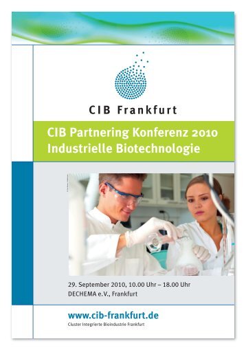CIB Partnering Konferenz 2010 Industrielle ... - CIB Frankfurt