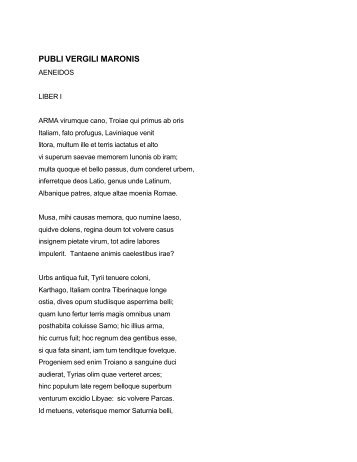 The Aeneid - European Americans United