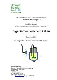 de - Beste verfügbare Techniken (BVT) - Umweltbundesamt