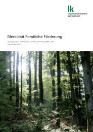 Merkblatt Forstliche Förderung 2012 - Landwirtschaftskammer ...