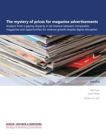 The mystery of prices for magazine advertisements - Simon-Kucher ...