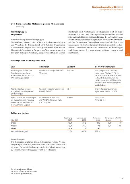 2B Staatsrechnung Verwaltungseinheiten ... - EFV - admin.ch