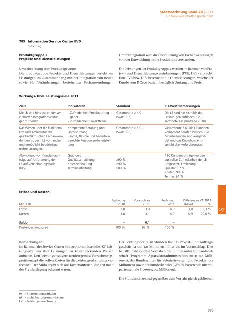 2B Staatsrechnung Verwaltungseinheiten Begründungen - Eidg ...