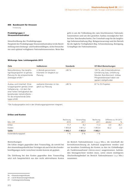 2B Staatsrechnung Verwaltungseinheiten Begründungen - Eidg ...