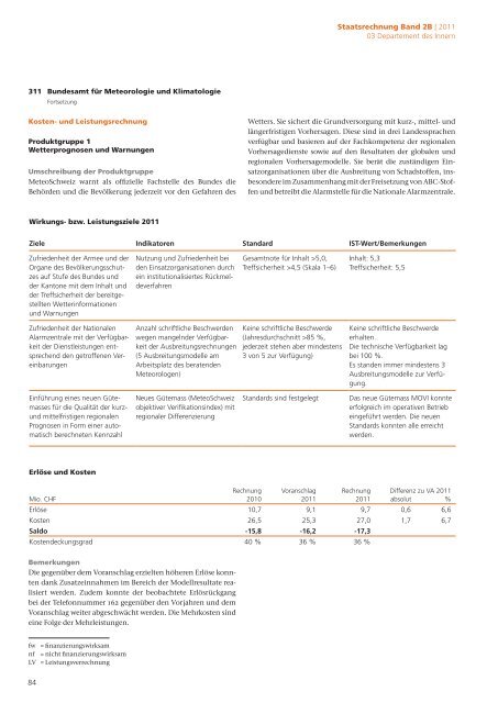 2B Staatsrechnung Verwaltungseinheiten Begründungen - Eidg ...