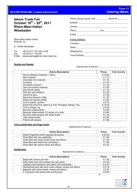 Standard Font - Tekom