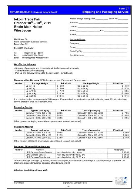 Standard Font - Tekom