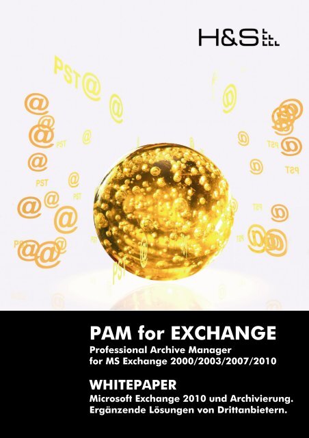 PAM for EXCHANGE 2010 - LB-systems