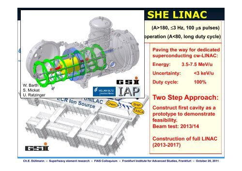 Superheavy Element Research Superheavy Element Research