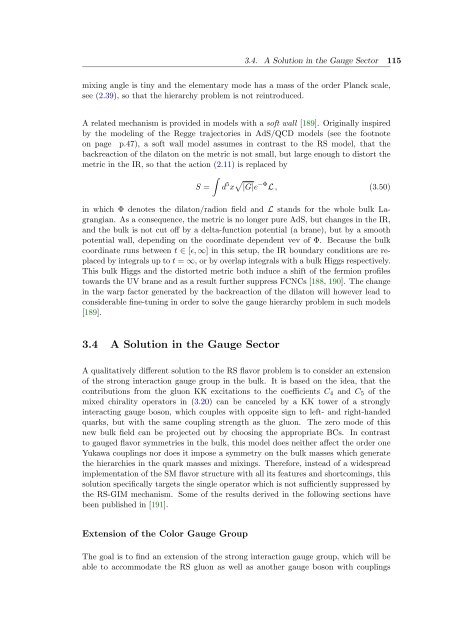 On the Flavor Problem in Strongly Coupled Theories - THEP Mainz