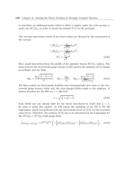 On the Flavor Problem in Strongly Coupled Theories - THEP Mainz