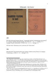 1 Bibliographie – Käte Duncker 1895 001 Käte Doell ... - dietz berlin
