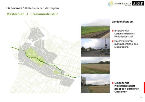 Städtebaulicher Masterplan - Gemeinde Liederbach am Taunus