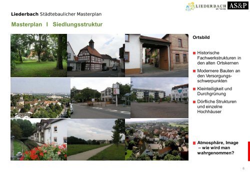 Städtebaulicher Masterplan - Gemeinde Liederbach am Taunus