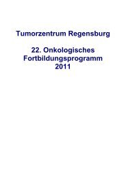 Onkologische Qualitätszirkel - Tumorzentrum Regensburg eV
