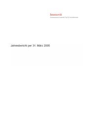 Jahresbericht per 31.3.2005 - Pensimo Management