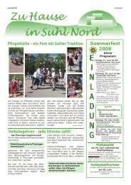 Pfingsthütte - ein Fest mit Suhler Tradition Volksbegehren - Suhl-Nord