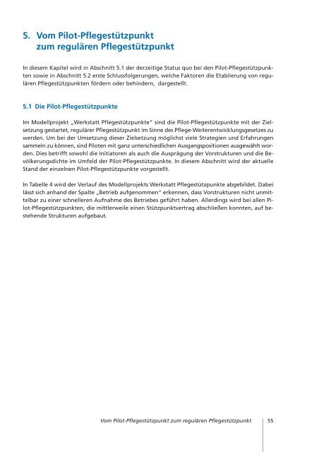 2. Zwischenbericht - Werkstatt Pflegestützpunkte