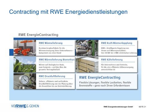 Flexibel in Bezug auf Brennstoffe - RWE