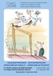 Hausarztmedizin – Spitzenmedizin! Médecine de famille ... - SGAM