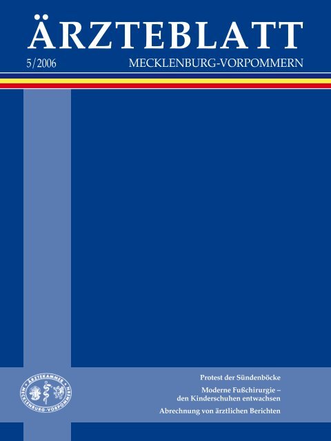 Ärzteblatt Mai 2006 - Ärztekammer Mecklenburg-Vorpommern